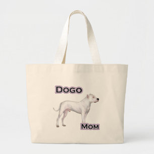 Dogo Mom 4 Large Tote Bag