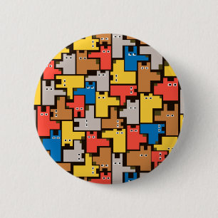 Dogs 2 Inch Round Button