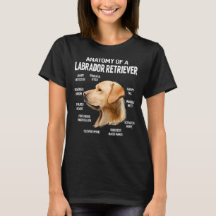 Dogs 365 Anatomy Of A Labrador Retriever Dog T-Shirt