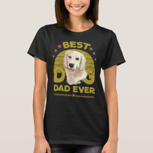 Dogs 365 Best Golden Retriever Dog Dad T-Shirt