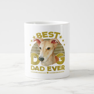 Dogs 365 Best Whippet Dog Dad Ever Large Coffee Mug