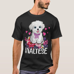Dogs 365 Cute Maltese Dog Funny Pet Girls Gift T-Shirt