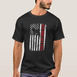 Dogs 365 Norwegian Elkhound Best Dog Dad American T-Shirt