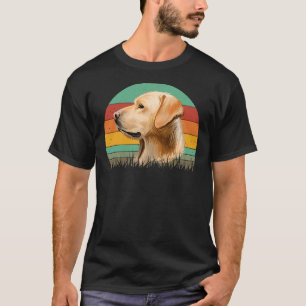 Dogs 365 Retro Labrador Retriever Dog Vintage Styl T-Shirt
