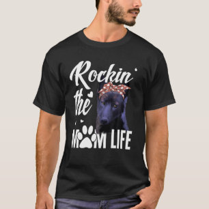 Dogs 365 Rockin The Norwegian Elkhound Mom Life Do T-Shirt