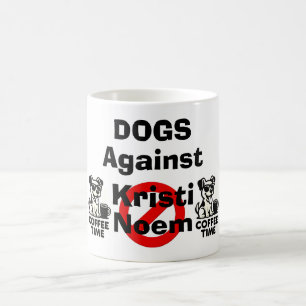 Dogs Against Kristi Noem Coffee Mug