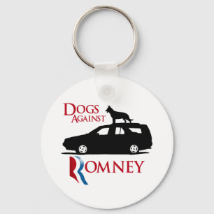 Dogs Against Romney -.png Keychain