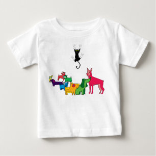 Dogs and Cats Baby T-Shirt