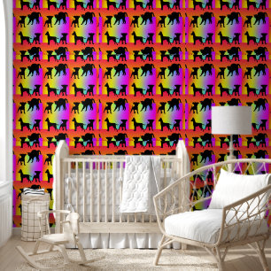 Dogs And Cats + Colours  Wallpaper