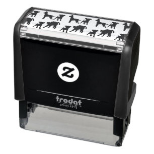 Dogs And Cats Design Your Own Self-inking Stamp