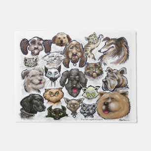 Dogs and Cats Doormat
