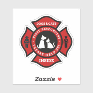 Dogs and Cats Inside Home Pet Alert For Fire
