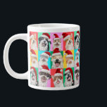 Dogs and Cats with Santa Beard Large Coffee Mug<br><div class="desc">Merry Cuteness! | Avanti, the Global Humour Brand™ has been entertaining the world with its Feel Good Funny greeting cards for over 40 years. Our characters live life to the fullest and celebrate the humour in everyday life.</div>