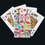 Dogs and Cats with Santa Beard Playing Cards<br><div class="desc">Merry Cuteness! | Avanti, the Global Humour Brand™ has been entertaining the world with its Feel Good Funny greeting cards for over 40 years. Our characters live life to the fullest and celebrate the humour in everyday life.</div>