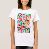Dogs and Cats with Santa Beard