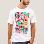 Dogs and Cats with Santa Beard T-Shirt<br><div class="desc">Merry Cuteness! | Avanti,  the Global Humour Brand™ has been entertaining the world with its Feel Good Funny greeting cards for over 40 years. Our characters live life to the fullest and celebrate the humour in everyday life.</div>
