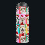 Dogs and Cats with Santa Beard Thermal Tumbler<br><div class="desc">Merry Cuteness! | Avanti, the Global Humour Brand™ has been entertaining the world with its Feel Good Funny greeting cards for over 40 years. Our characters live life to the fullest and celebrate the humour in everyday life.</div>