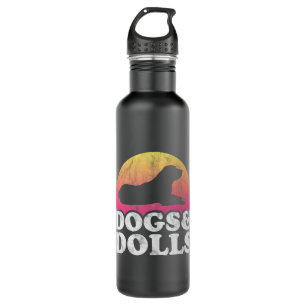 Dogs and Dolls Mens or Womens Dog and Doll 710 Ml Water Bottle