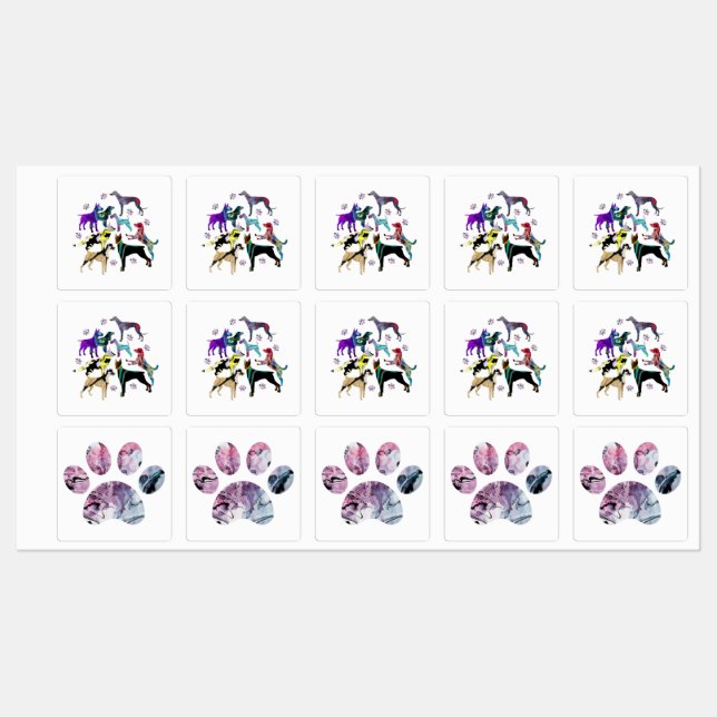 Dogs and Paws (Sheet)