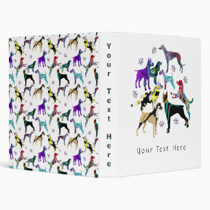Dogs and Paws Binder