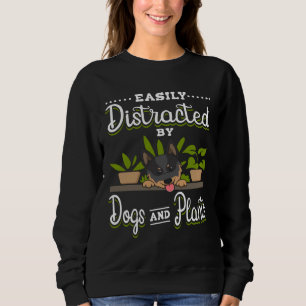 Dogs and Plants Plant Lover Sweatshirt