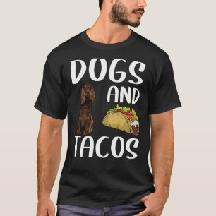 Dogs And Tacos Boykin Spaniel Mexican Food T-Shirt