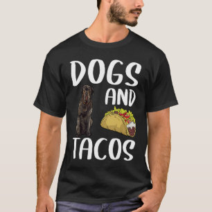 Dogs And Tacos Neapolitan Mastiff Mexican Food T-Shirt