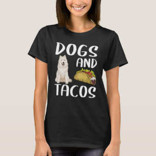 Dogs And Tacos Samoyed Mexican Food T-Shirt