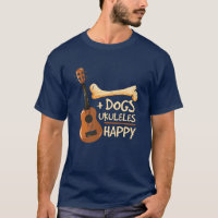Dogs and Ukulele Makes Me Happy Novelty