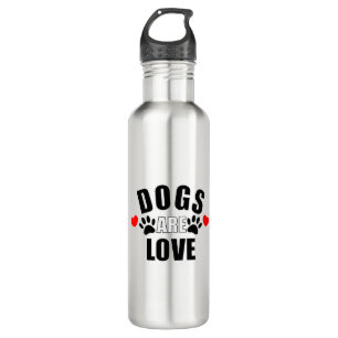 Dogs Are Love 710 Ml Water Bottle