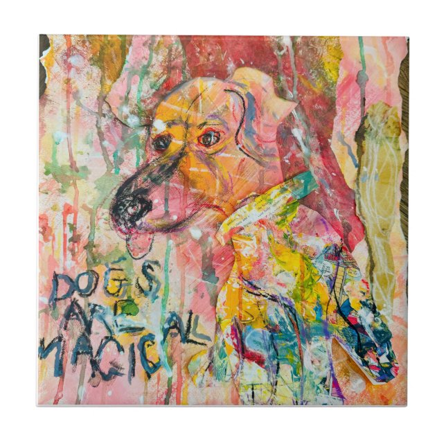 DOGS ARE MAGICAL TILE (Front)