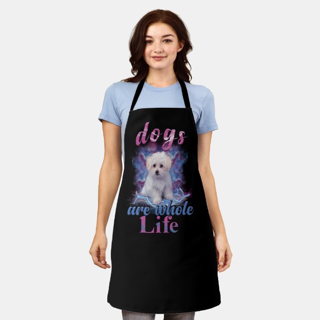 Dogs Are Whole Life Apron (Worn)