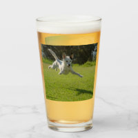Dogs at play, 2-sided,