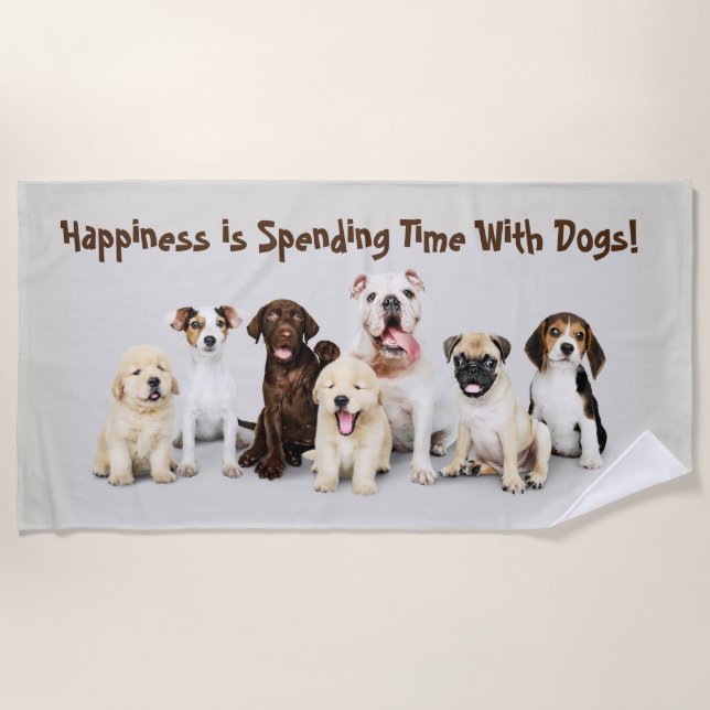 Dogs Beach Towel (Front)
