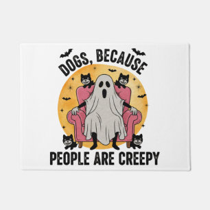 Dogs Because People Are Creepy Doormat