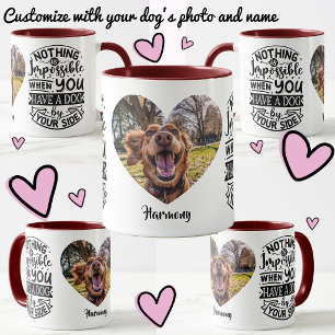 Dogs best Friend Name Photo Custom Personalized Mug