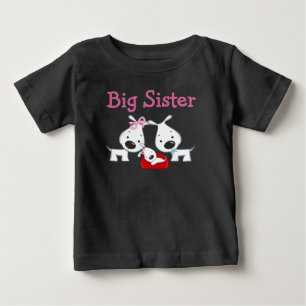 Dogs Big Sister Baby T-Shirt