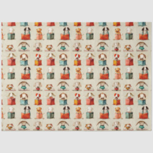 Dogs book club tissue paper