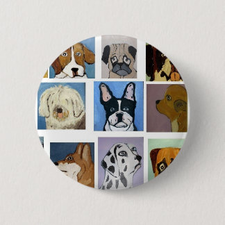 dogs by eric ginsburg 2 inch round button