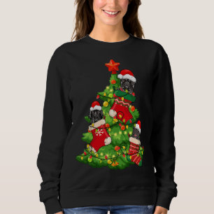 Dogs Christmas Tree Labrador Pit Bull Sweatshirt