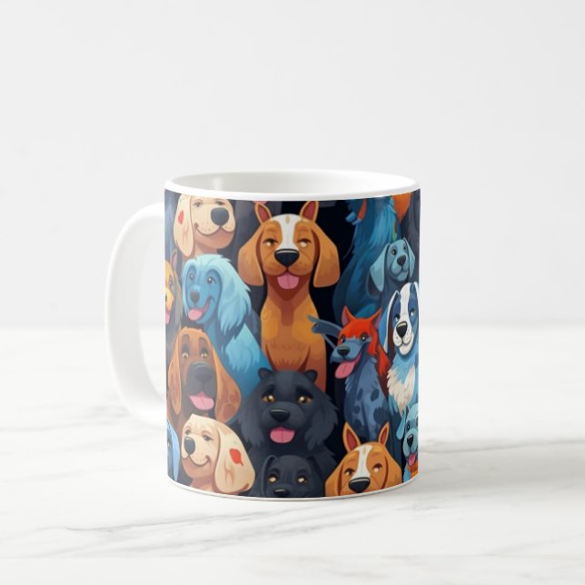 Dogs Coffee Mug (Front Left)