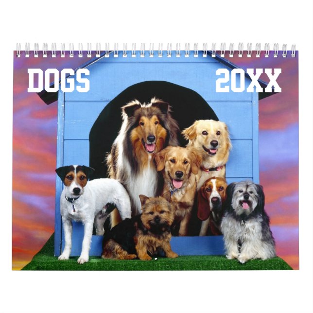 Dogs Customizable Calendar (Cover)