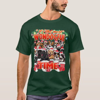 Dogs Cute and cudly Christmas Decoration retro T-Shirt