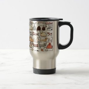 dogs dogs travel mug