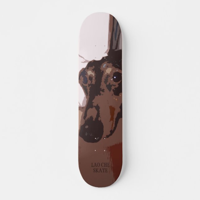 Dog's Face Skateboard (Front)