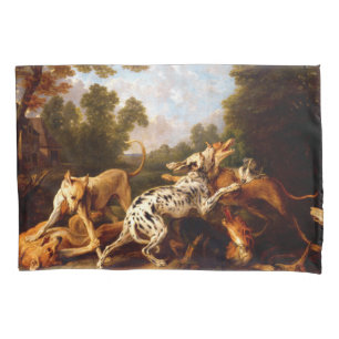 Dogs Fighting (by Frans Snyders) Pillowcase
