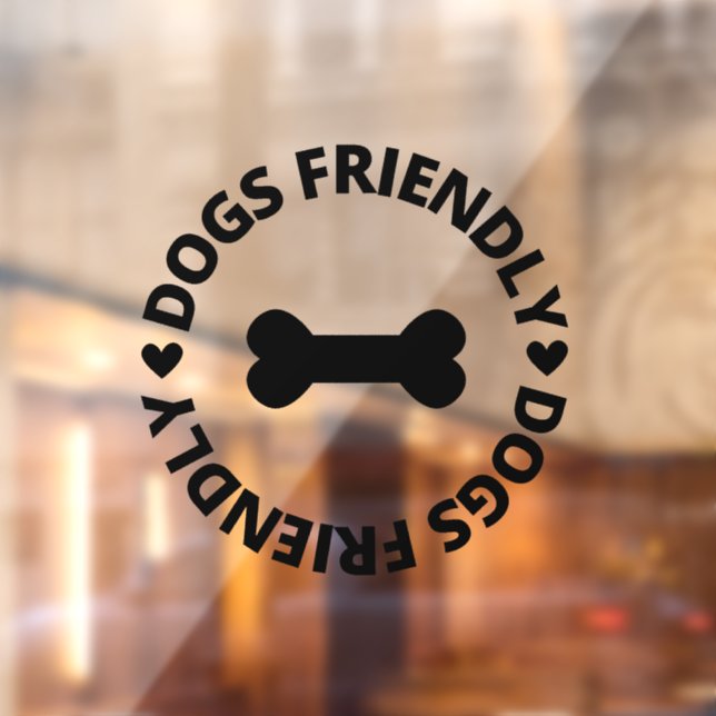 Dogs Friendly Sign , Dogs Friendly Storefront Sign (Sheet 2)