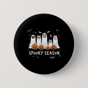 Dogs Ghosts Cute Dogs Dressed As Ghost Funny Hallo 2 Inch Round Button