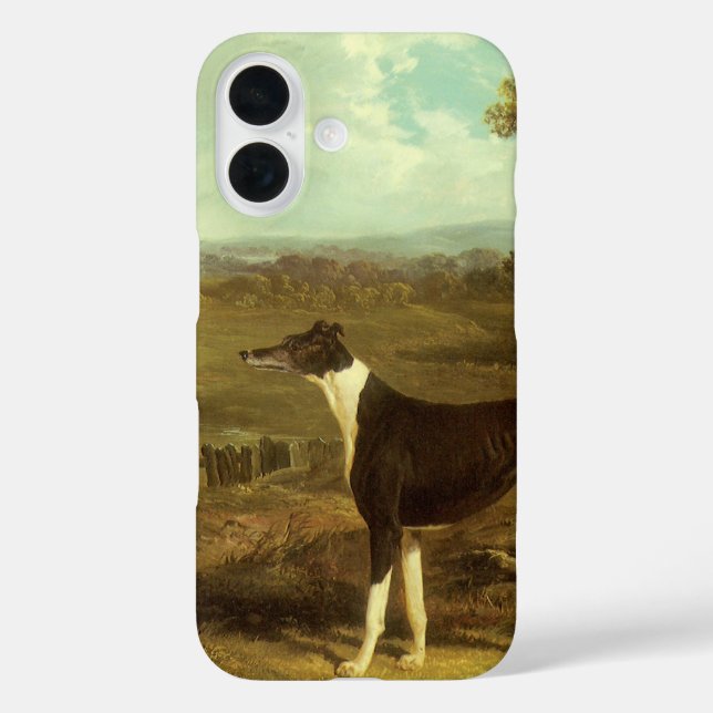 Dogs, Greyhound and Spaniel, Doctor Fop by Herring Case-Mate iPhone Case (Back)
