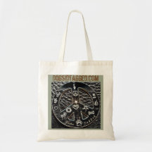 Dogs ID tagged small tote